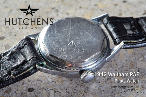 1942 Waltham UK Pilots Back Face