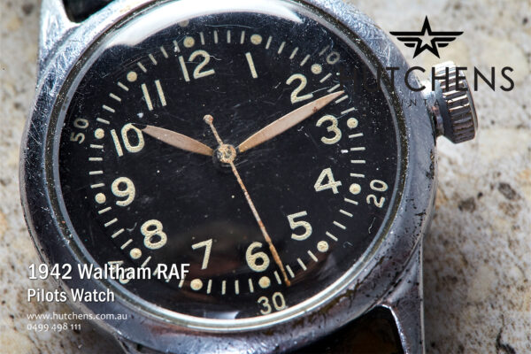 1942 Waltham UK Pilots Dial Face