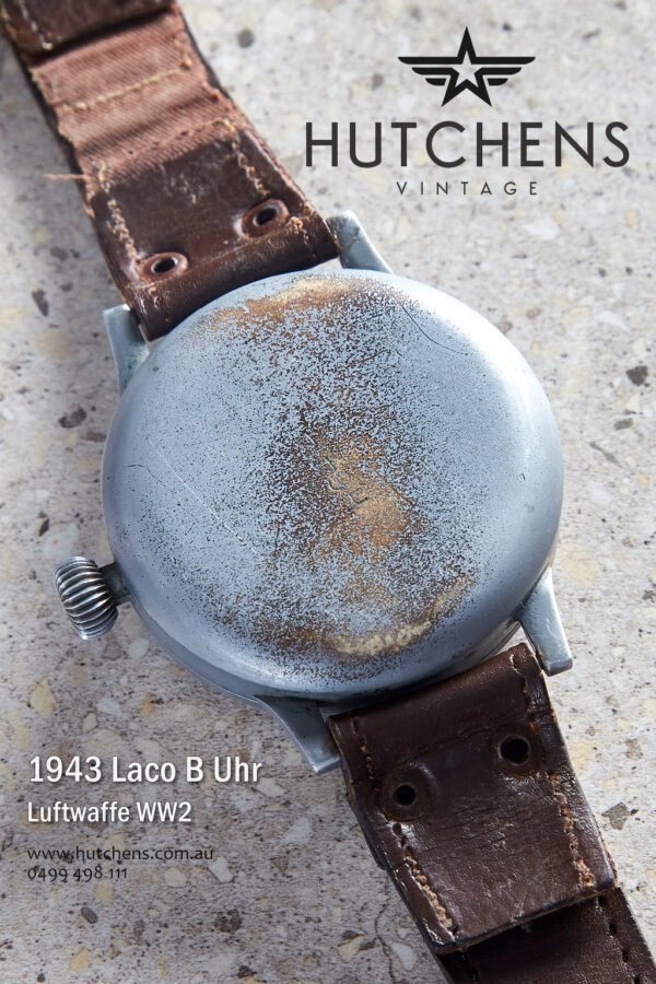 1943 Laco B Uhr Pilots Back Face